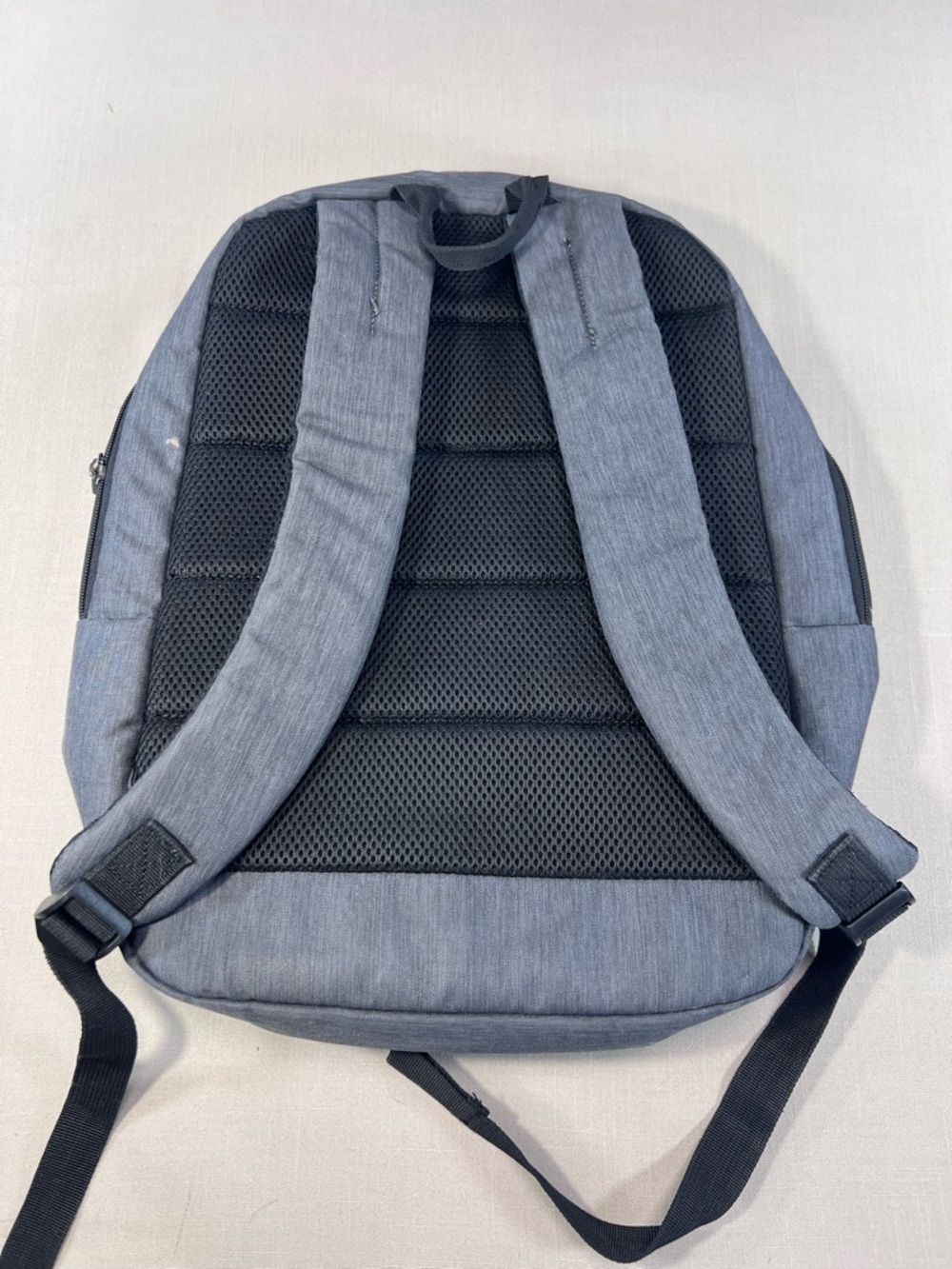 Samsonite Laptop Backpack Gray Heathered Mesh Back Panel Travel School Bag - Picture 3 of 11